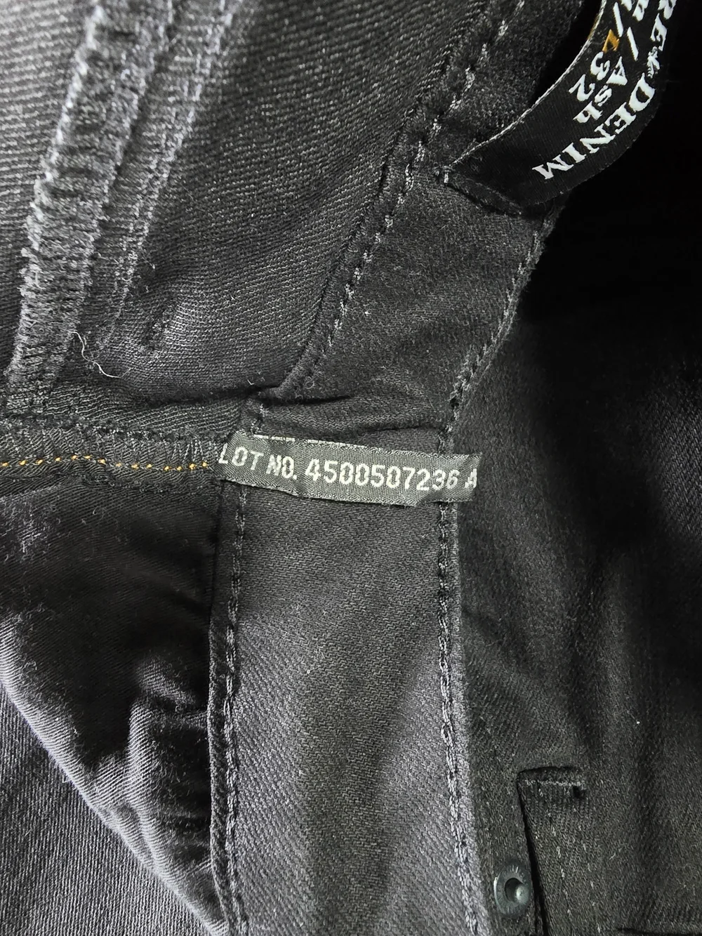 Buffalo‎ David Bitton Jeans Size 34x32 Black Men's Slim Ash  Jeans